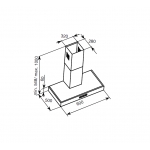 【展銷品】 Baumatic BET638X 60厘米 煙囪式抽油煙機