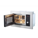 Baumatic BMG220X 20公升嵌入式燒烤微波爐：8個自動菜單，獨立燒烤功能，兒童安全鎖