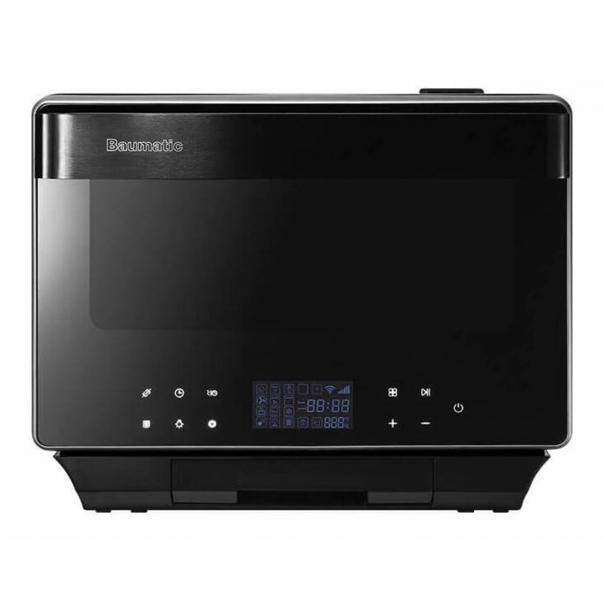 Baumatic BS4001 40公升黑魂系列座檯式蒸焗爐：12種烹飪功能，SUS304不銹鋼爐腔，全觸摸控制