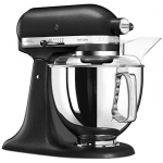 KitchenAid 5KSM175PSBBK 4.8公升 Artisan 抬頭式廚師機 (雙碗 & 雙攪拌槳) (鑄鐵黑)
