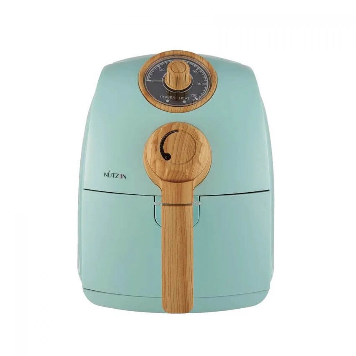 Nutzen 樂斯 NAF-20 2公升 迷你健康炸鍋 (粉綠色)