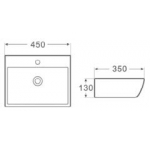 Richford WH276 掛牆式洗手盆