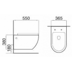Richford R276 壁掛式座廁