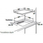 Kuppersbusch EKI6940.1 60厘米 7.4kW 嵌入式四頭電磁爐 - glideControl 滑動控制