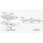 德國寶 GERMAN POOL GID-AS28B 2800W 嵌入式電陶爐