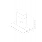 Elica SERENDIPITY 90厘米 647m³/h 煙囪式抽油煙機
