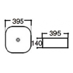 Richford BM023W 藝術洗手盆 (啞白色)