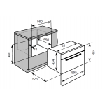 Baumatic BSMC456BGL 34公升嵌入式四合一微波蒸焗爐