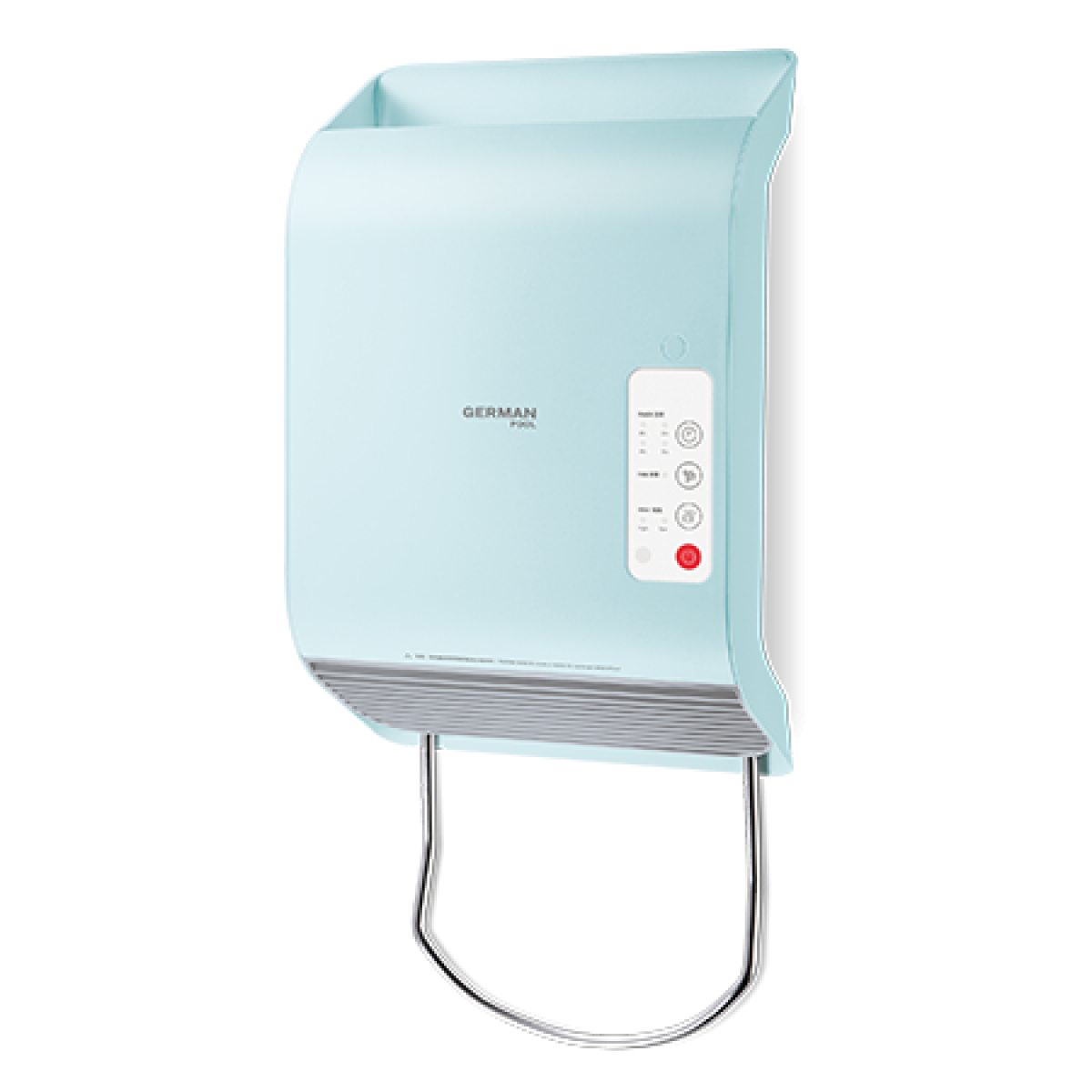 GERMAN POOL HTW-320BL 藍色移動浴室寶 - 掛鈎掛牆座檯三用、PTC陶瓷發熱