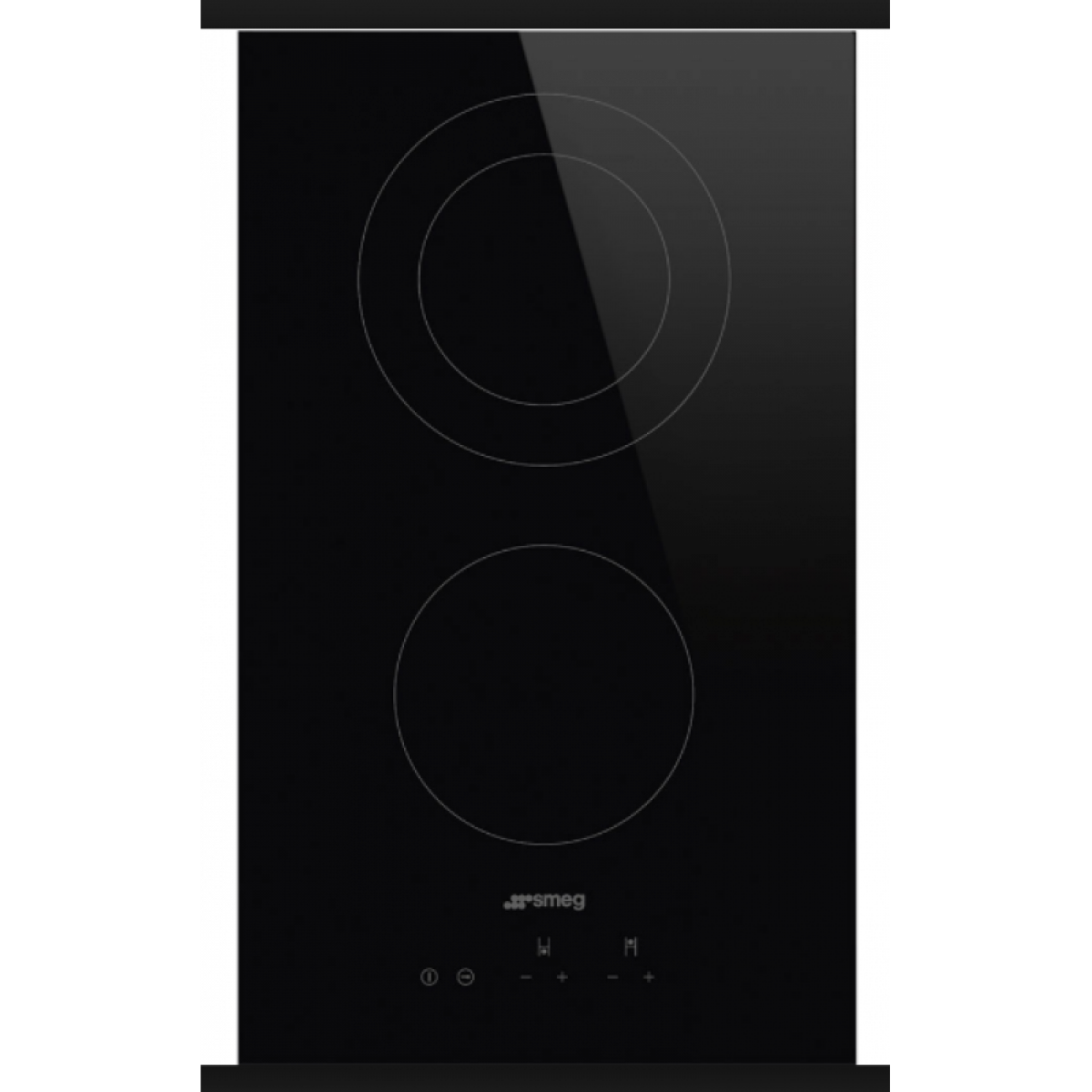 Smeg SE332ED 30厘米 嵌入式雙區電陶爐｜觸控控制、9段火力、兒童鎖