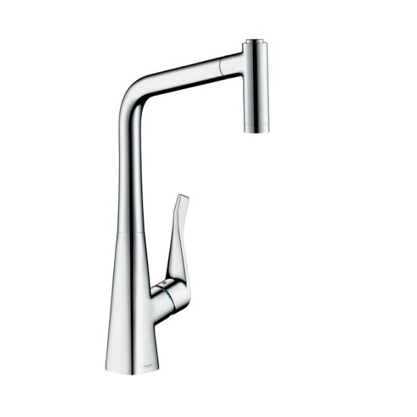 Hansgrohe 14820000 Metris 拉出式廚盆龍頭 (鍍鉻)