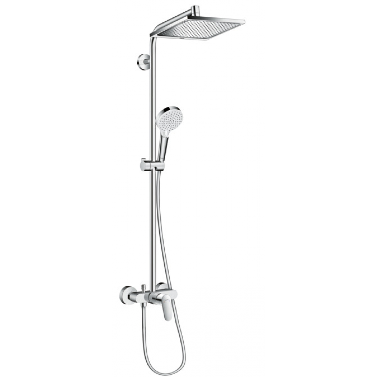 Hansgrohe 27284000 CromettaE 雨淋花灑套裝 (鍍鉻)