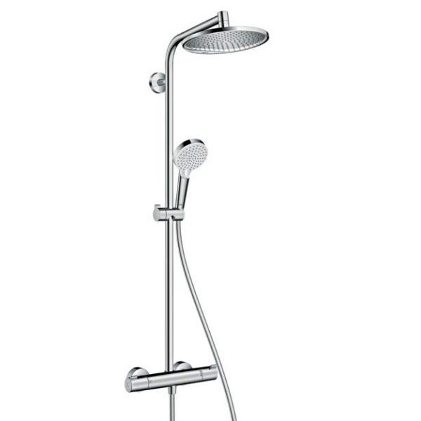 Hansgrohe 27267000 Crometta S恆溫雨淋花灑套裝 (鍍鉻)