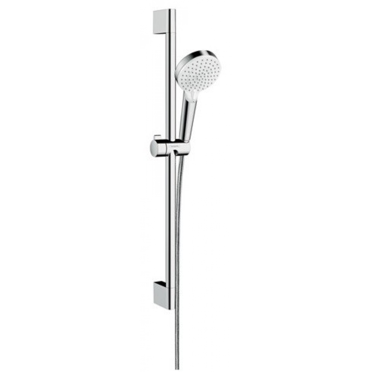 Hansgrohe 26532400 Crometta 柱裝花灑套裝 (白色/鍍鉻)