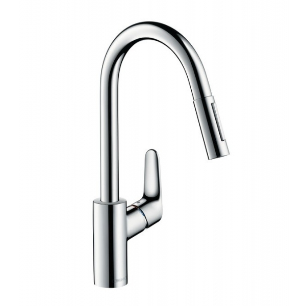 Hansgrohe 31815000 Focus M41 拉出式廚盆龍頭 (鍍鉻)