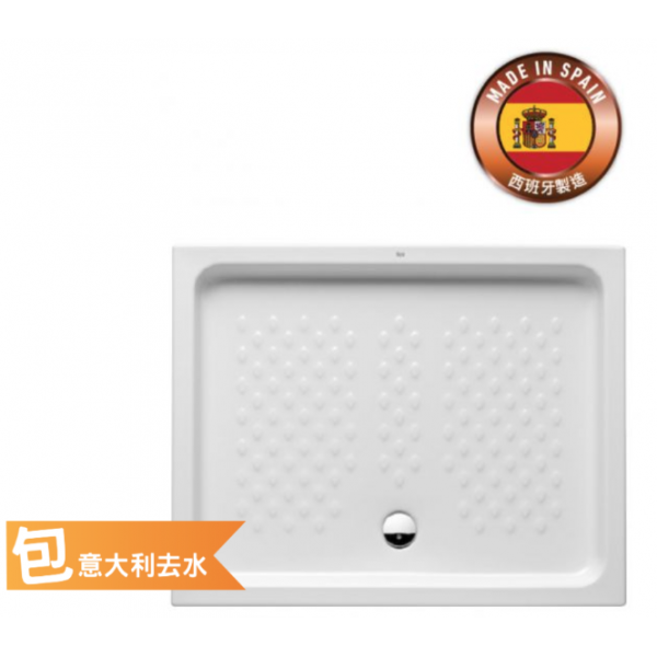 Roca 3740HU 長方形淋浴盆連浴缸去水