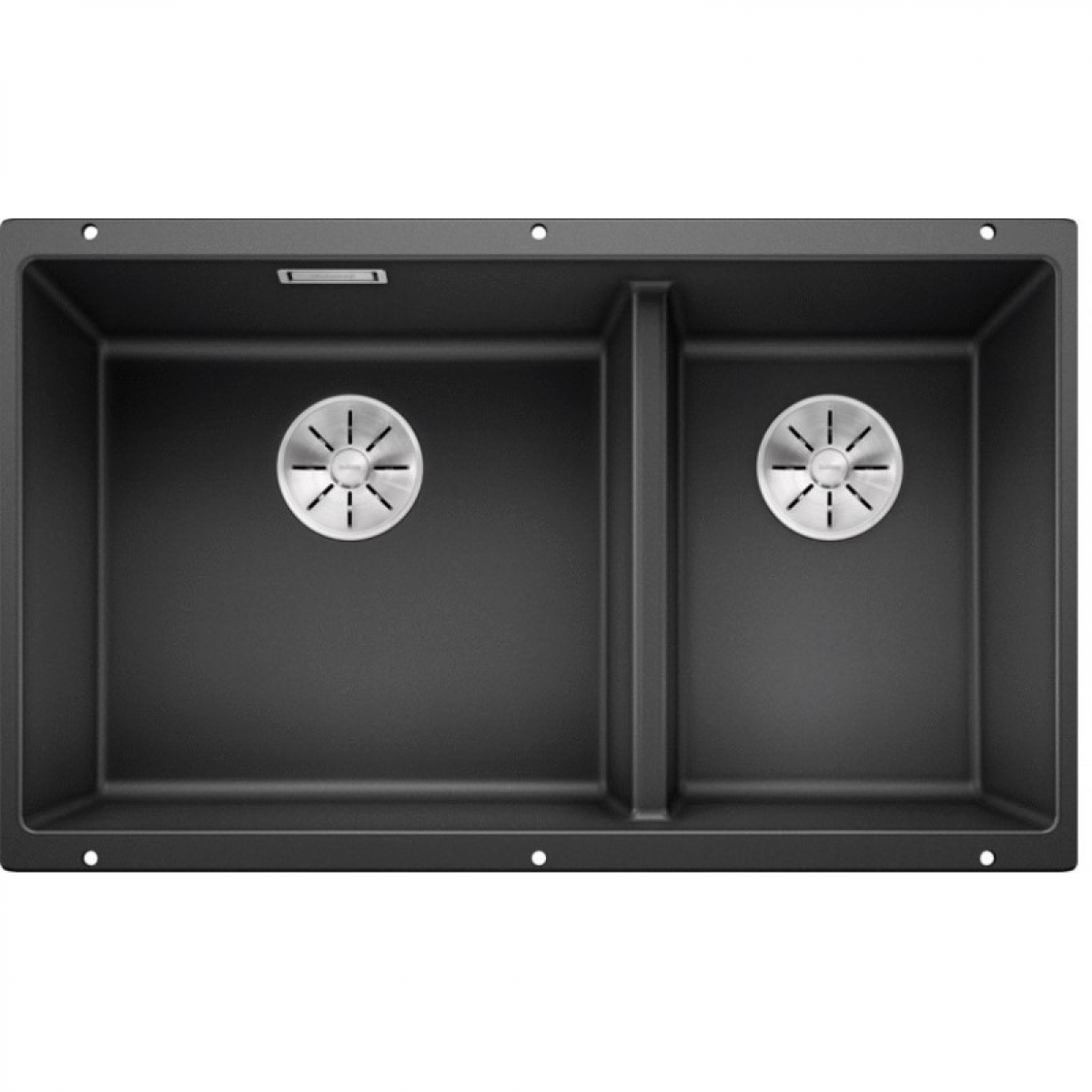 BLANCO SUBLINE 430/270-U 花崗岩雙槽鋅盤 無烟煤色 德國製造