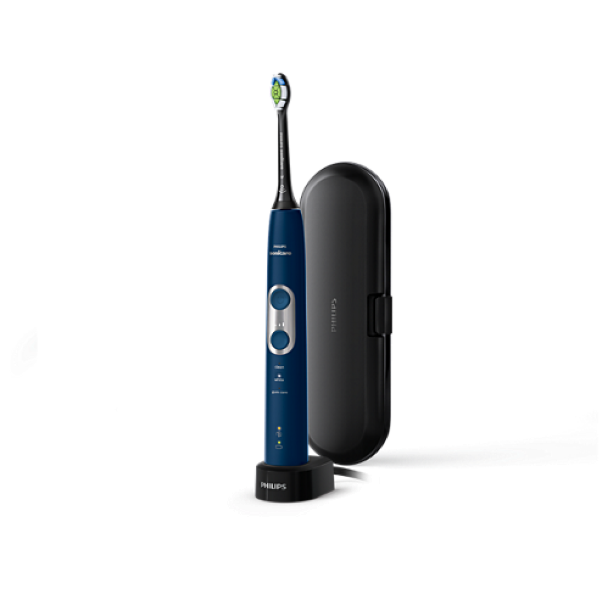 PHILIPS 飛利浦 HX6871/42 Sonicare ProtectiveClean 6100 聲波電動牙刷：壓力感應，軍藍色