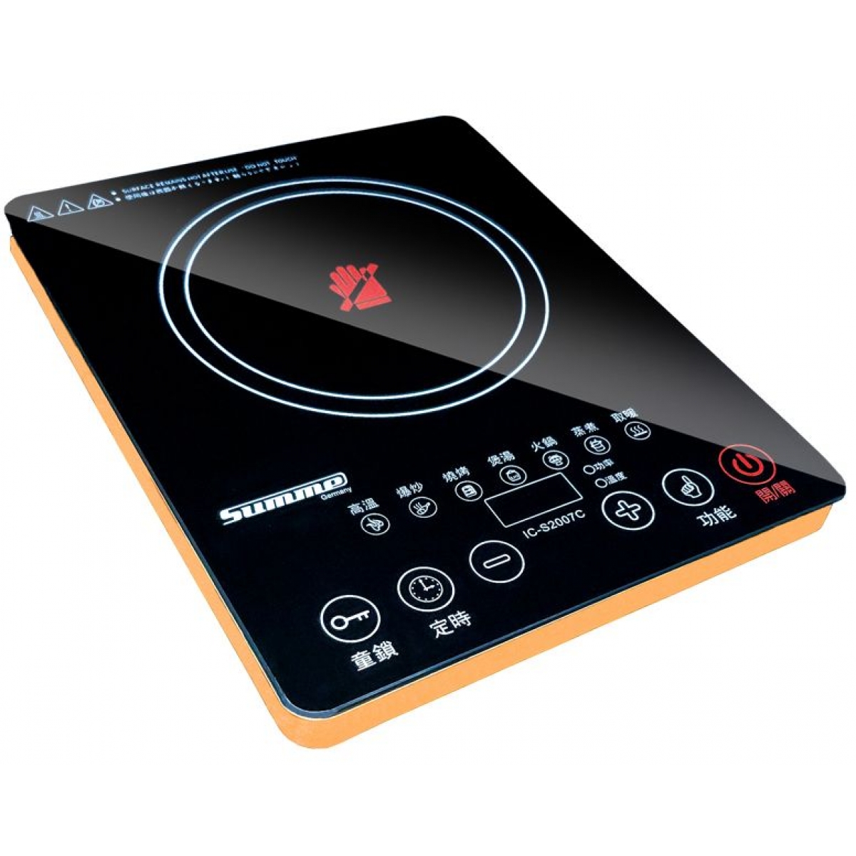 Summe 德國卓爾 IC-S2007C 2100W 高級鈦晶面板座檯式電陶爐 Summe 德國卓爾 IC-S2007C 2100W 高級鈦晶面板座檯式電陶爐