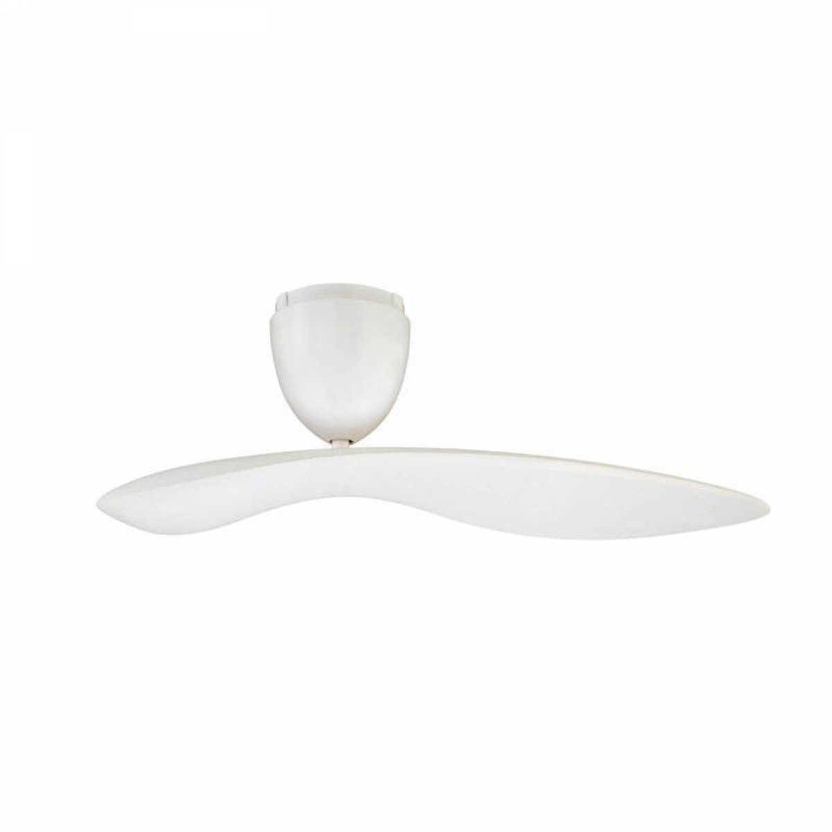 Iconic SYCAMORE 54吋天花吊扇 (啞白色) - 梧桐樹莢設計、牆壁開關、3種速度