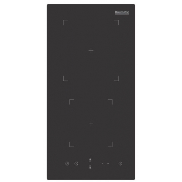 Baumatic BHI305.2 BK 30厘米 嵌入式雙頭電磁爐 (附13A三腳插頭)