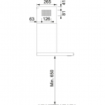 Roblin IKOS900 90厘米 煙囪式抽油煙機 - 741m³/h 強勁排風 LED照明