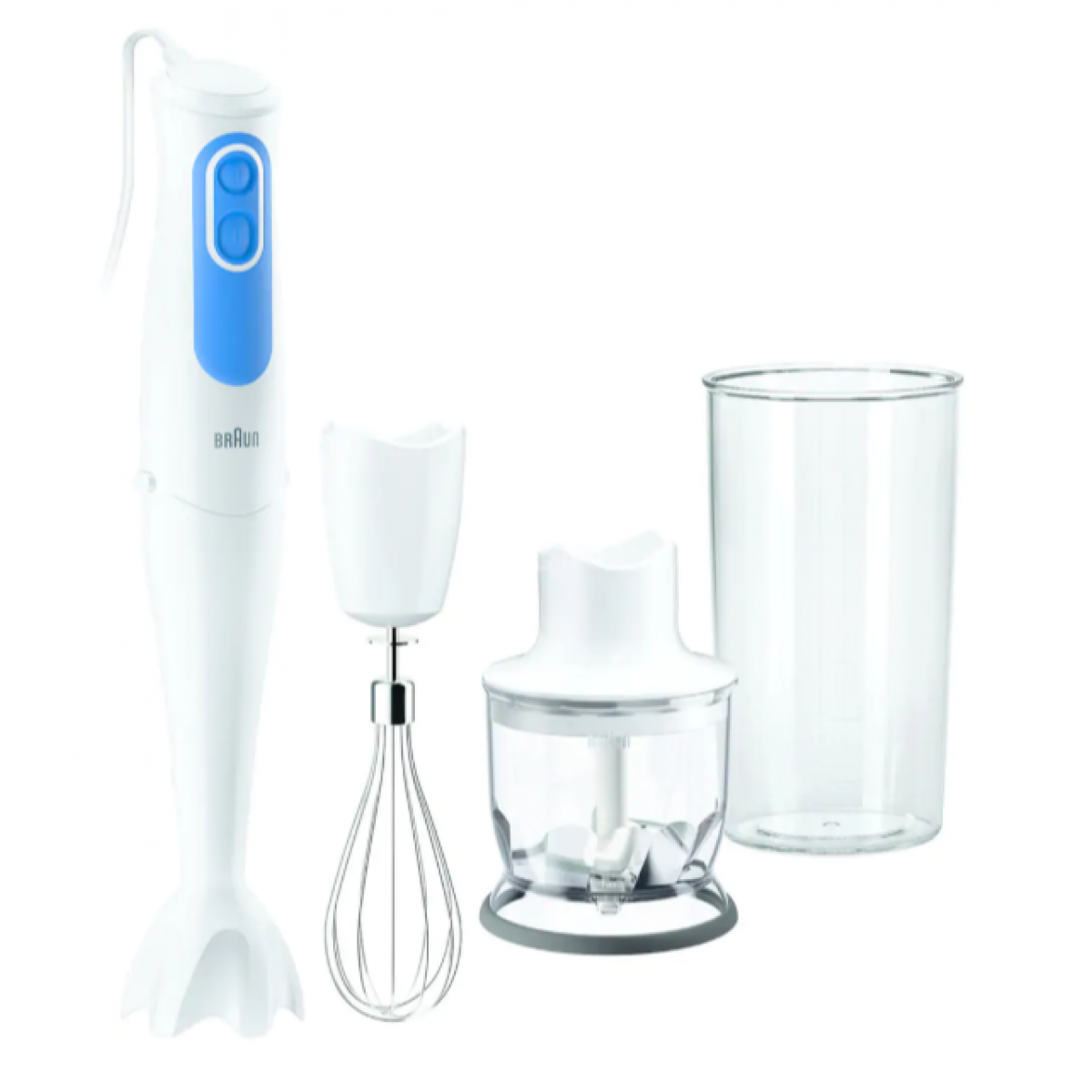 Braun 百靈 MQ3025WH 手提攪拌機 - 兩段速，多功能配件，600ml量杯