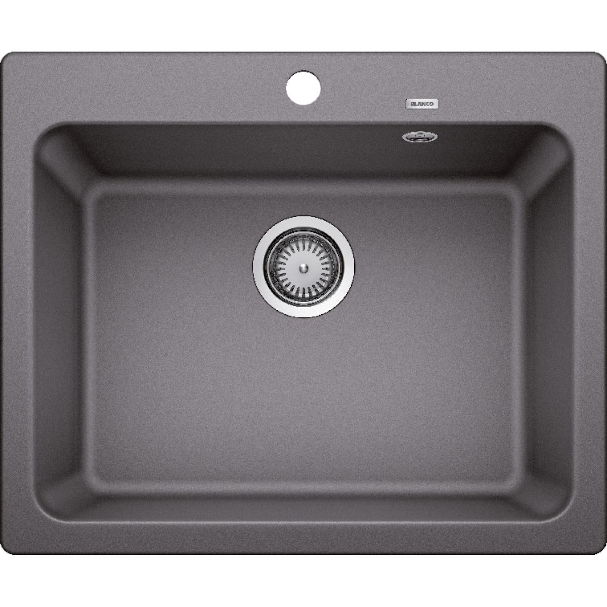 BLANCO NAYA 6(519639) 花崗岩單槽鋅盤 - SILGRANIT™ PuraDur™ 岩灰色