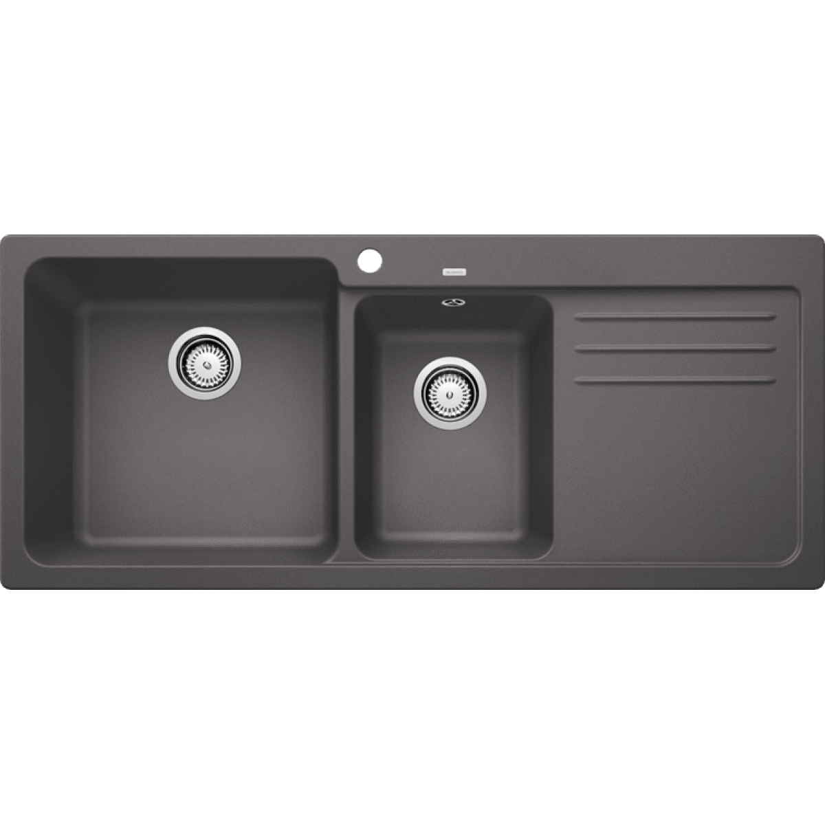 BLANCO NAYA 8 S 花崗岩雙槽鋅盤 (岩灰色) - 德國製造 | 200mm盆深