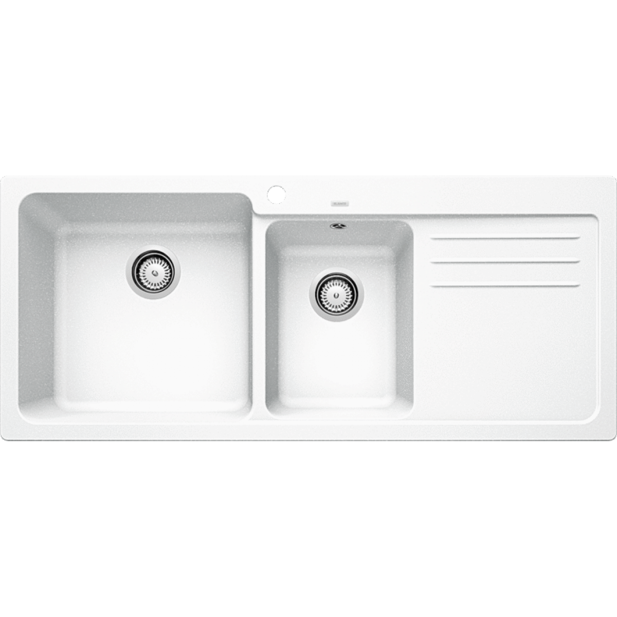 BLANCO NAYA 8 S(519657) 花崗岩雙槽鋅盤 - 80cm櫃用 白色