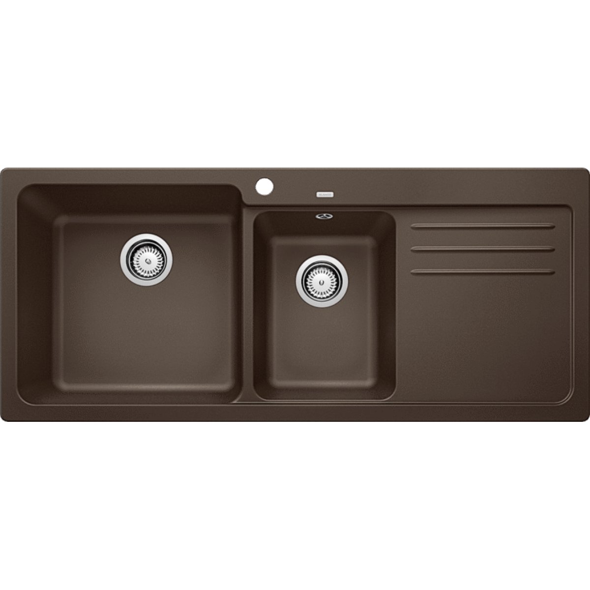 Blanco NAYA 8S 德國製左雙盆廚房水槽 (咖啡色)