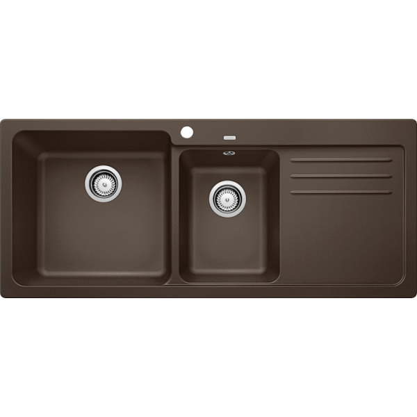 Blanco NAYA 8S 德國製左雙盆廚房水槽 (咖啡色)