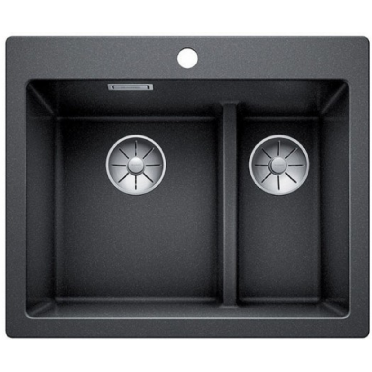 BLANCO PLEON 6 Split 雙槽花崗岩鋅盤 無煙煤色