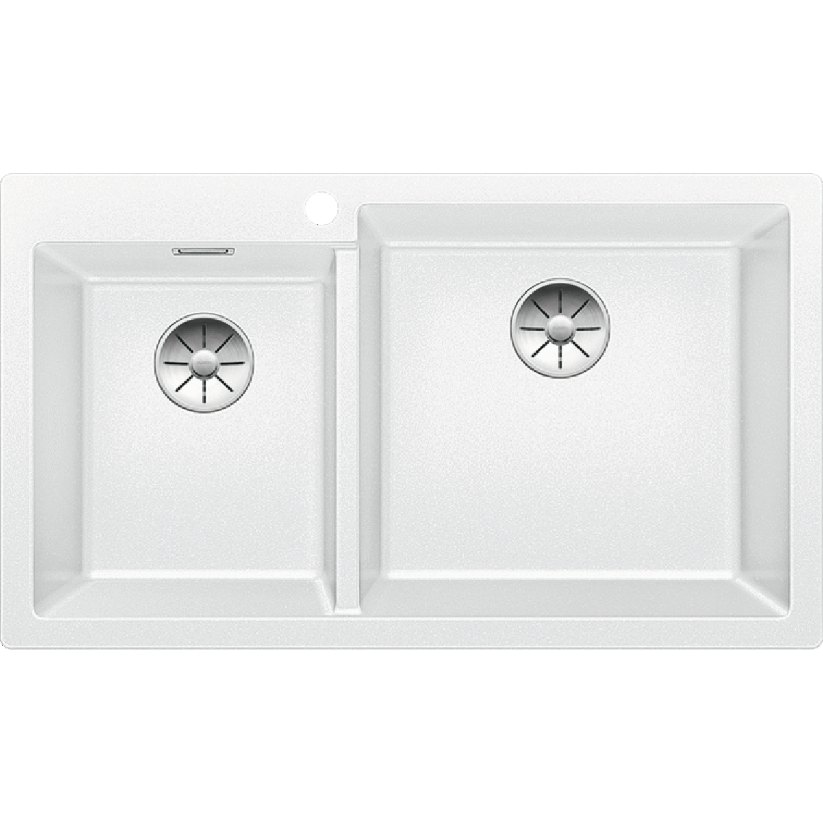 BLANCO PLEON 9(523061) 花崗岩合成雙槽鋅盤 白色 德國製造