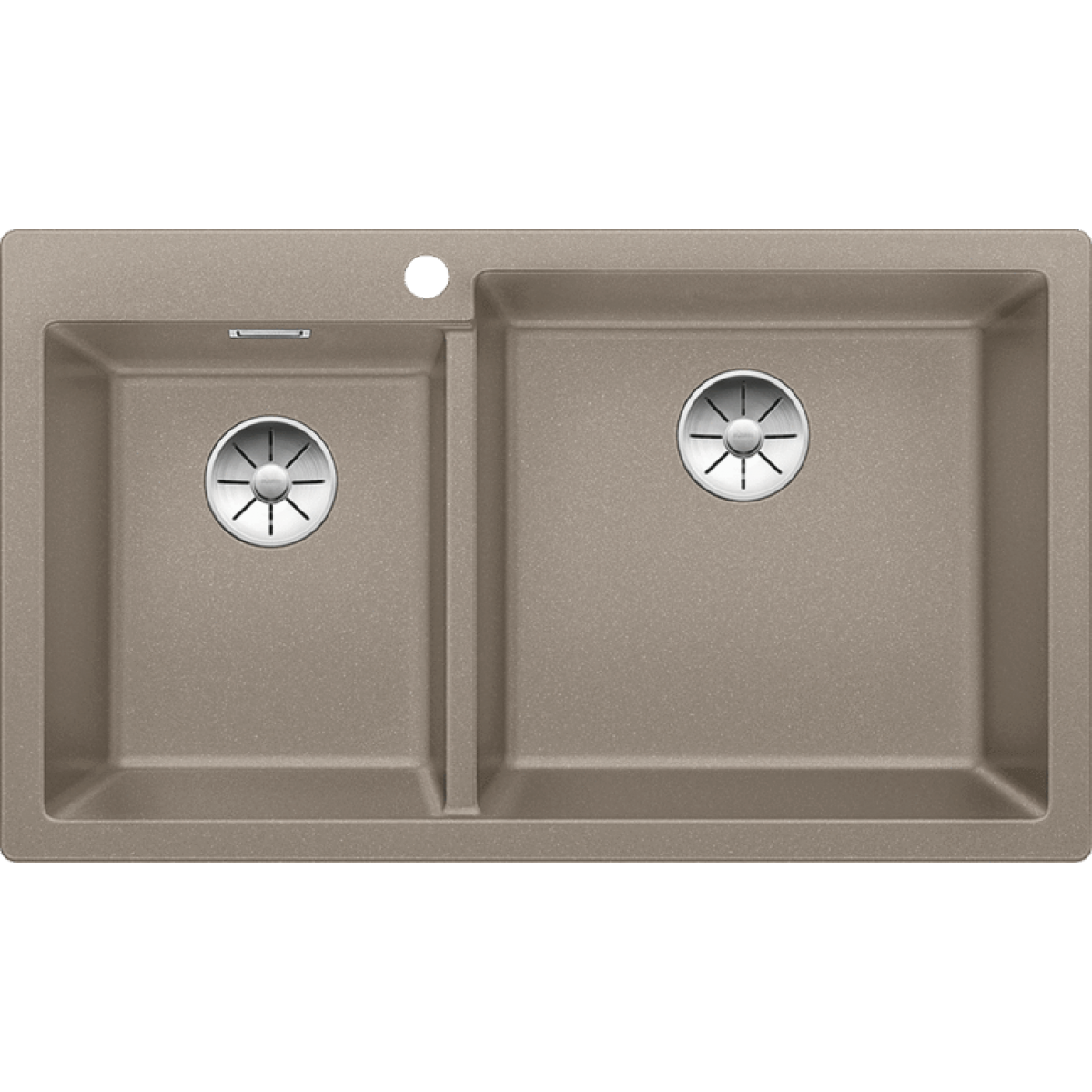 Blanco Pleon 9 德國製花崗岩複合雙盆廚房水槽 (巧克力色)