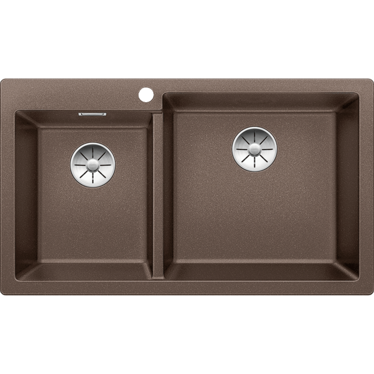 Blanco Pleon 9 德國製花崗岩複合雙盆廚房水槽 (咖啡色)