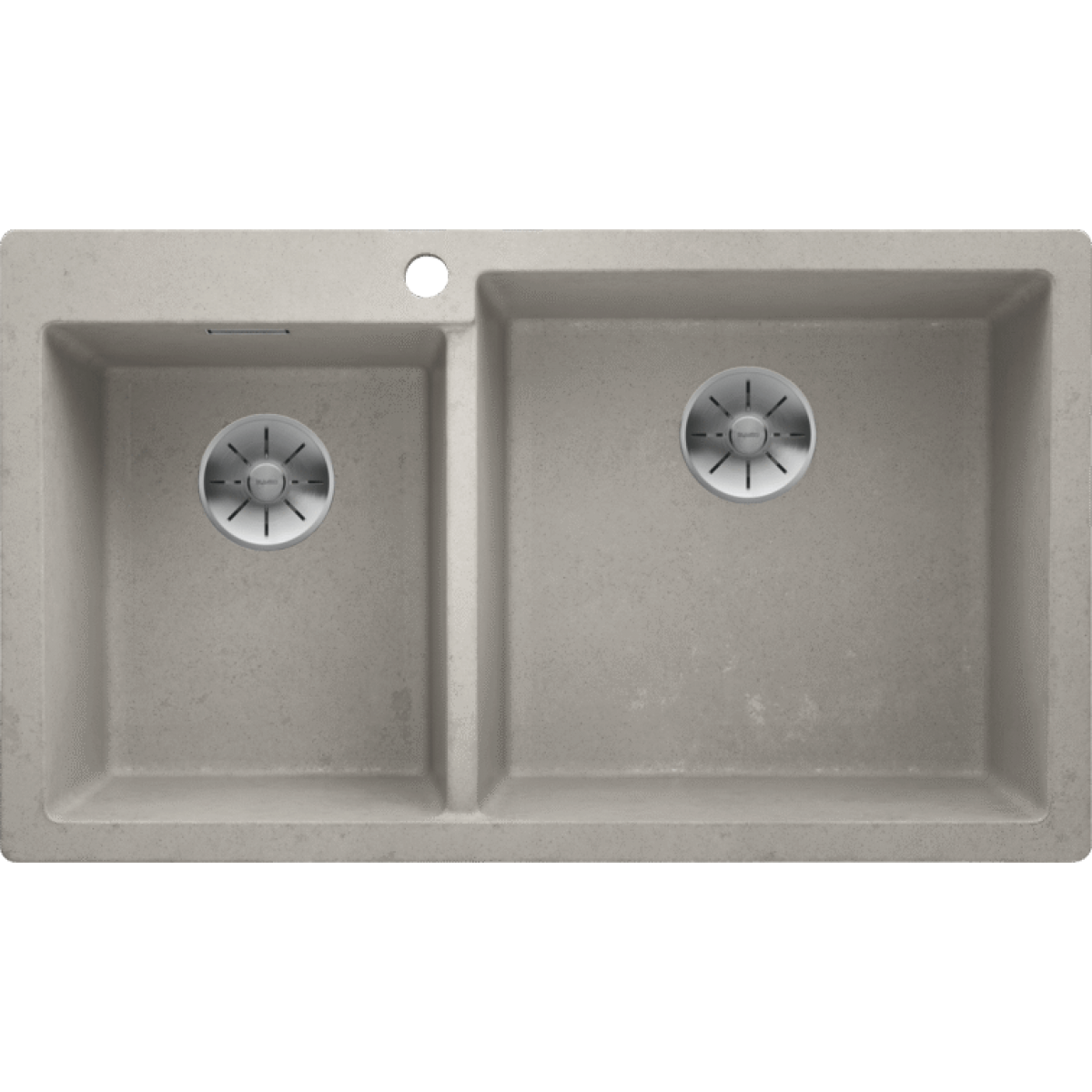 BLANCO PLEON 9(525310)花崗岩雙槽鋅盤|混凝土風格德國製造 BLANCO PLEON 9(525310)花崗岩雙槽鋅盤|混凝土風格德國製造