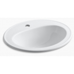 Kohler K-2196X-1-0 Pennington 單孔檯面盆