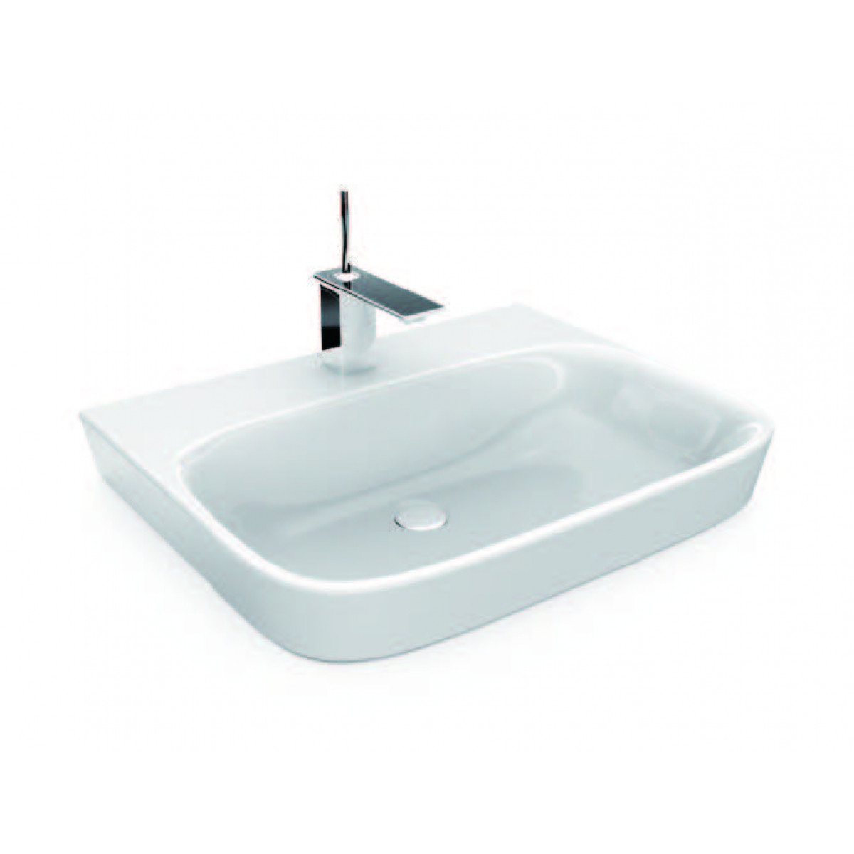 Kohler K-77761T-1-0 MODERN LIFE 檯上式面盆 - 華美流暢，單孔設計