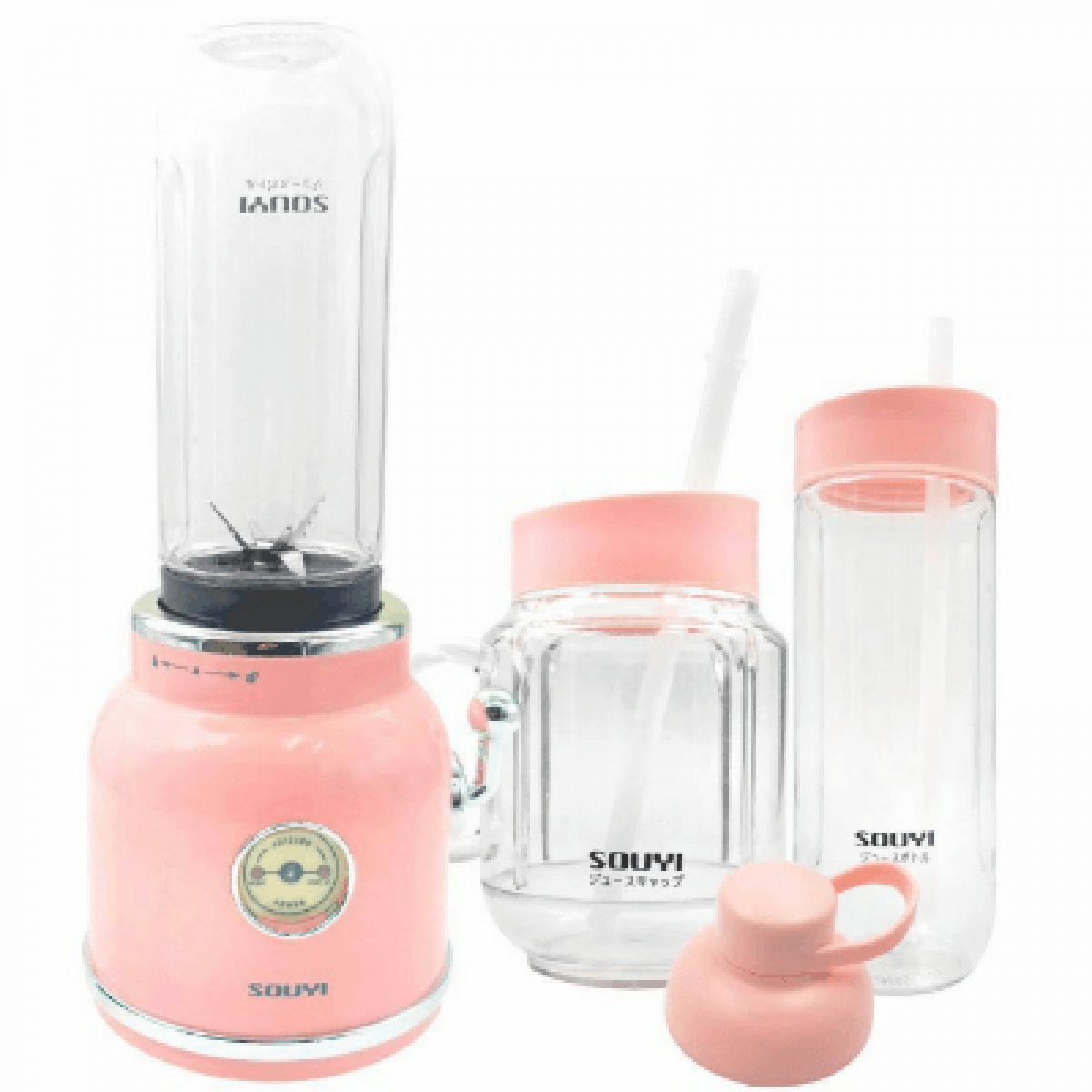 Souyi SY-109 復古時尚榨汁機 - 304不銹鋼六葉刀片,直流供電 Souyi SY-109 復古時尚榨汁機 - 304不銹鋼六葉刀片,直流供電