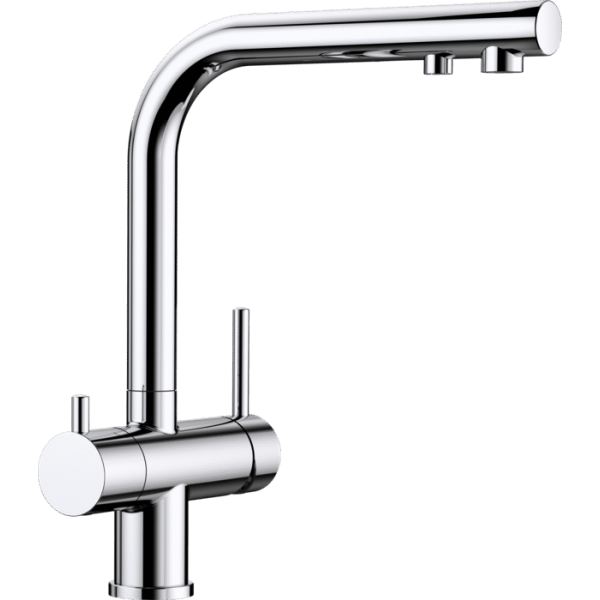 Blanco 523128 Fontas II 混合水龍頭：三合一功能，獨立濾水迴路，360°旋轉出水口