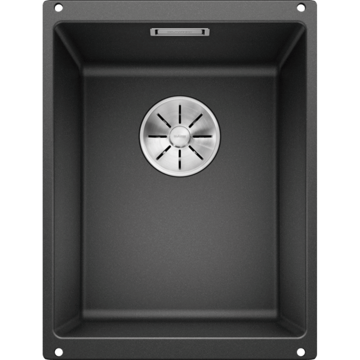 BLANCO SUBLINE 320-U(523406) 花崗岩合成單槽檯下鋅盤 無煙煤色