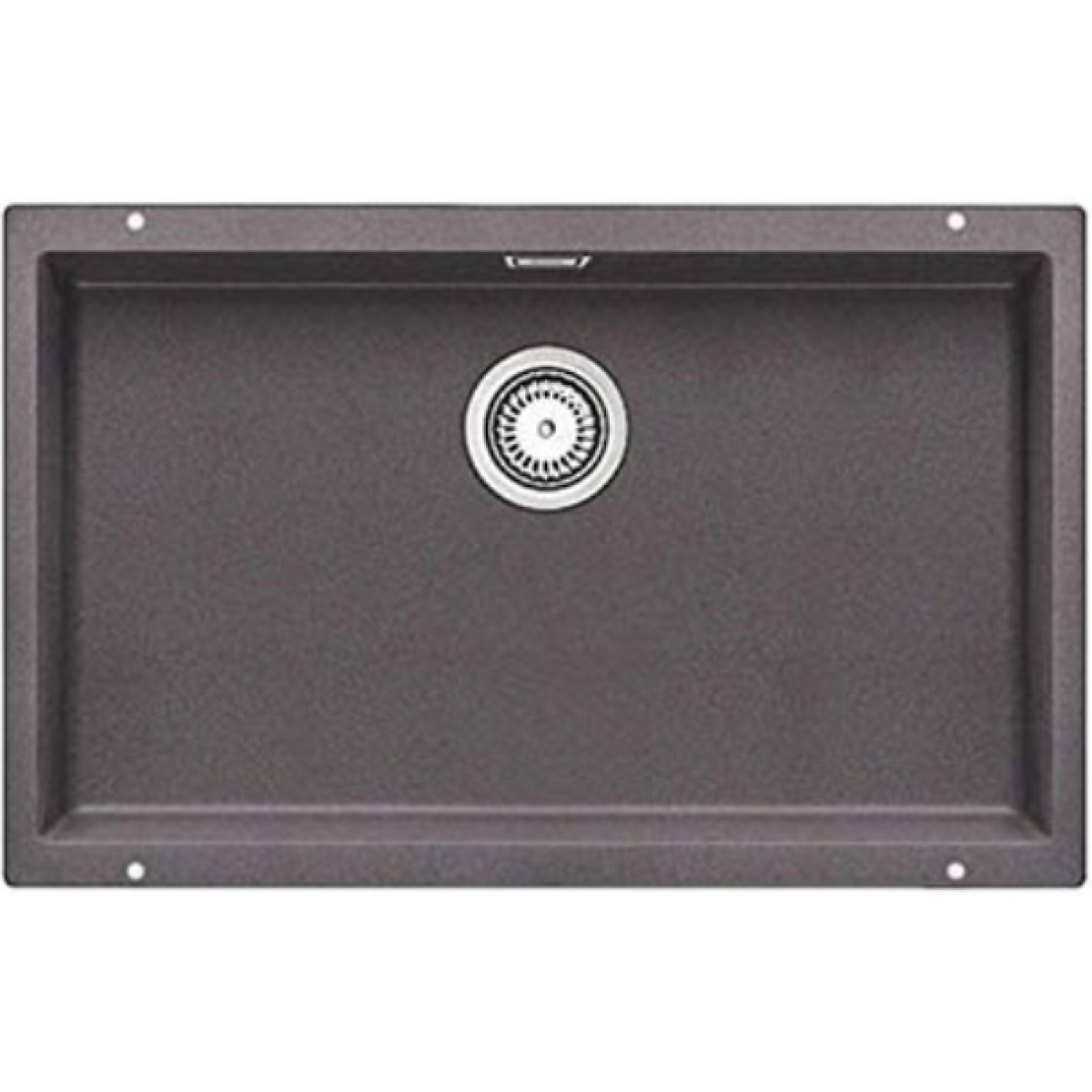 BLANCO SUBLINE 700-U(523443) 花崗岩合成單槽鋅盤｜岩石灰色