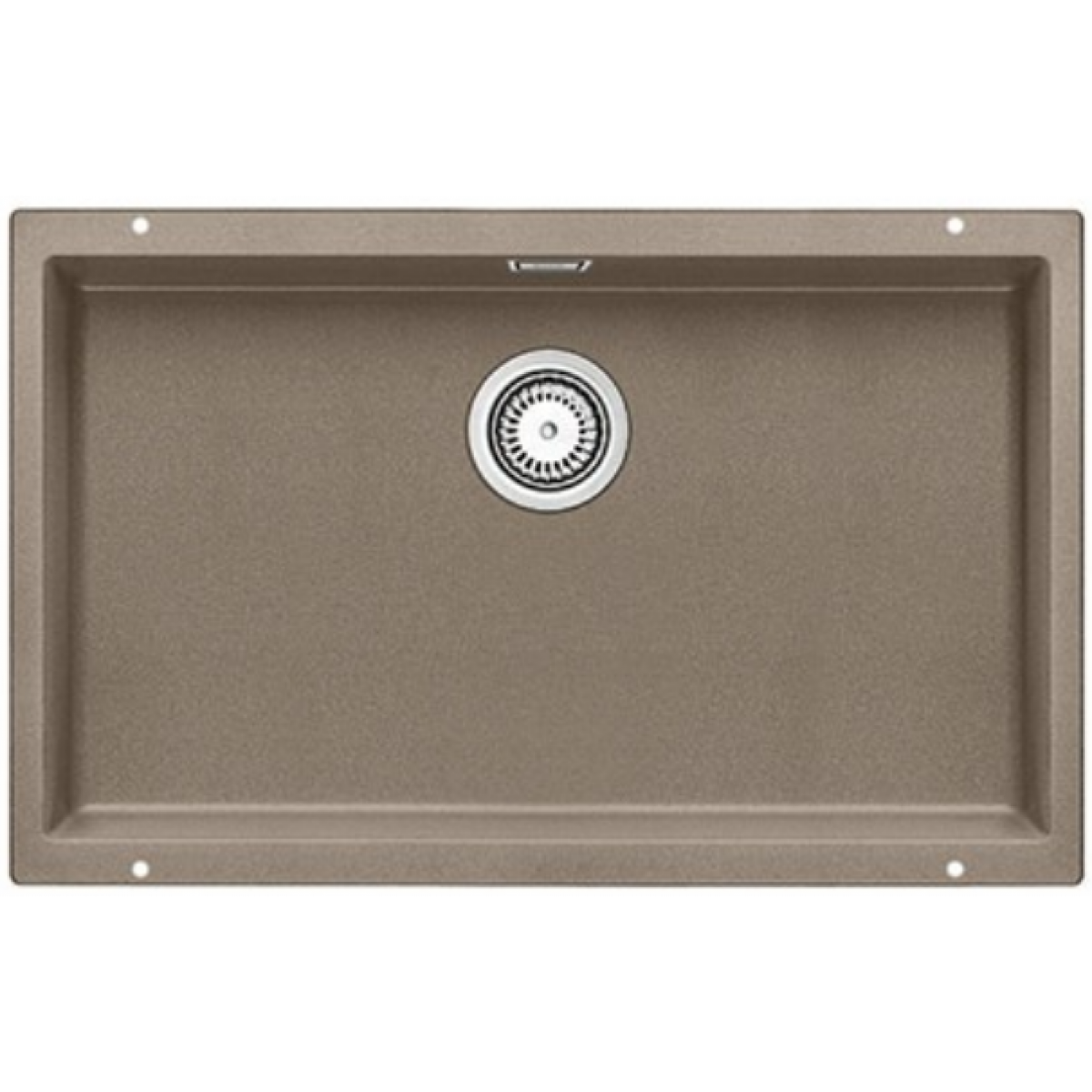 Blanco 523449 Subline 700-U 雙盆昇盤 (巧克力色)