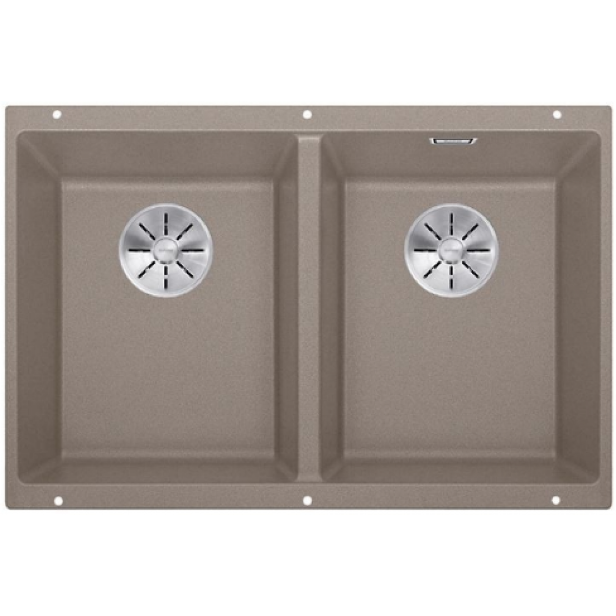 Blanco 523581 Subline 350/350-U 雙盆昇盤 (巧克力色) Blanco 523581 Subline 350/350-U 雙盆昇盤 (巧克力色)