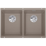 Blanco 523581 Subline 350/350-U 雙盆昇盤 (巧克力色 Tartufo)
