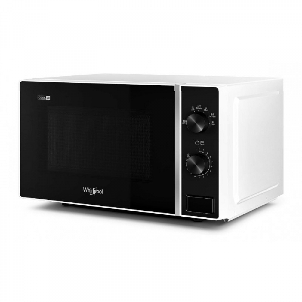 WHIRLPOOL 惠而浦 MS2003W 20公升 旋鈕式微波爐 800W