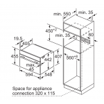 【展銷品】 Bosch CDG634AS0 38公升 嵌入式電蒸爐：自動煮食程式、無水箱連接、多重安全保護