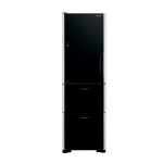 Hitachi R-SG32KPHL-GBK 269L 3-Door Refrigerator (Glass Black)(Left Hinge)