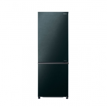 Hitachi R-B330P8HL-BBK 257L Double Door Refrigerator (Brilliant Black) (Left Hinge)